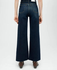 Re/Done - High Rise Wide Leg Crop Jean
