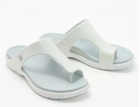 dansko Women's Krystal Molded Sandals in pearl - women's sandal - detail view