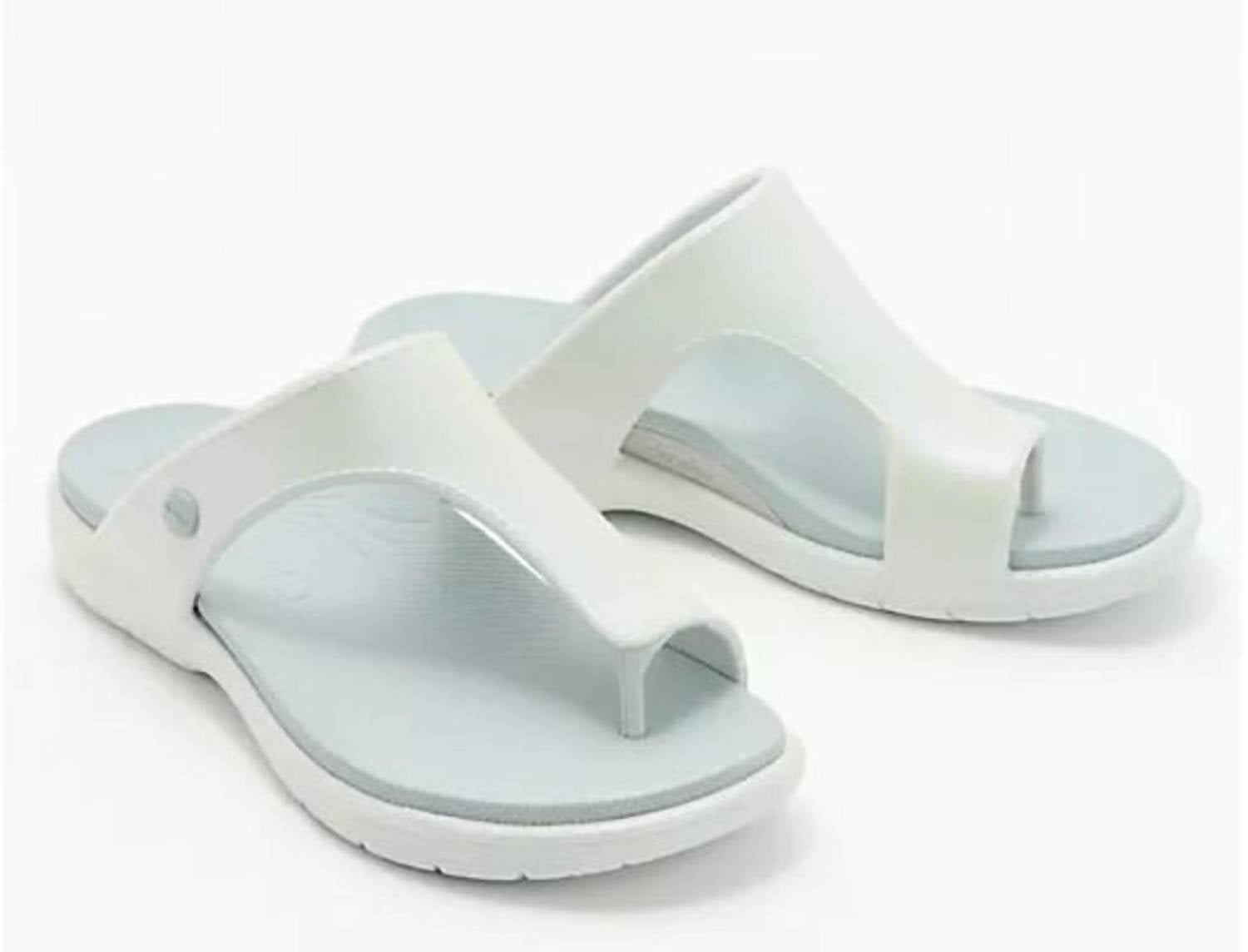 dansko Women's Krystal Molded Sandals in pearl - women's sandal - detail view