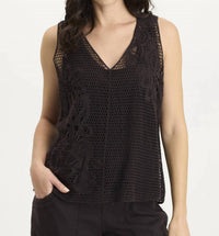 Xcvi - Chariss Crochet Tank