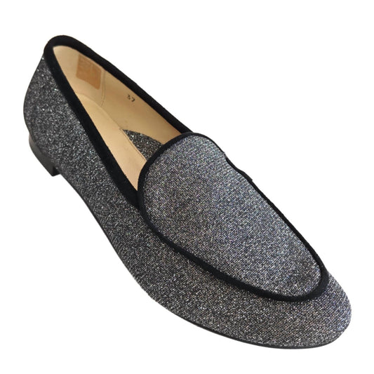 Lalisa - Women's Galaxia Pewter Glitter Loafers