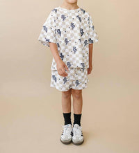 Lucky Panda Kids - Kids Retro Short Set