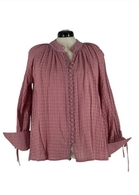 Yours Always - Women's La Femme Gauzy Button Up Top