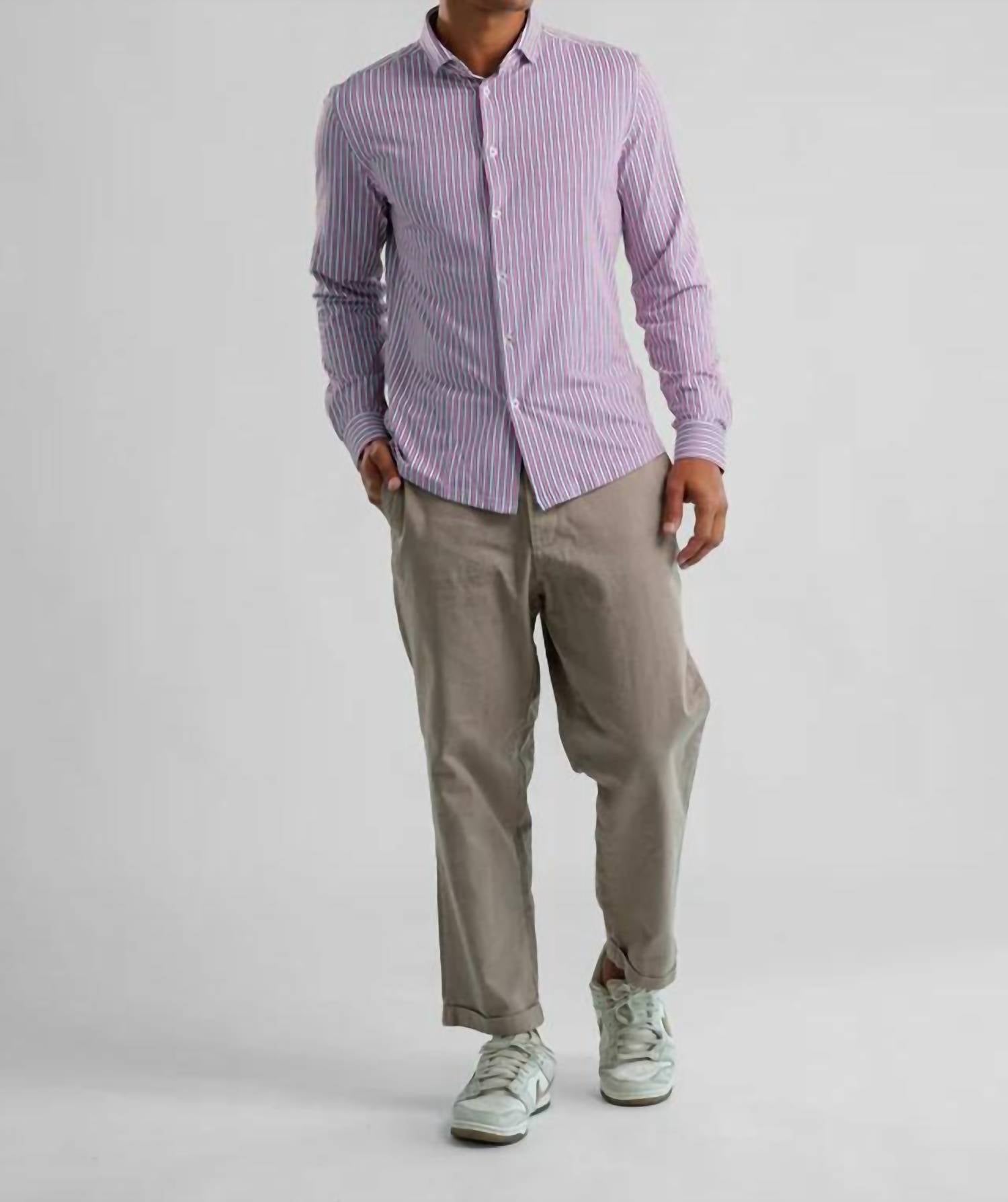 Stone Rose - Apex Sunday Stripe Shirt