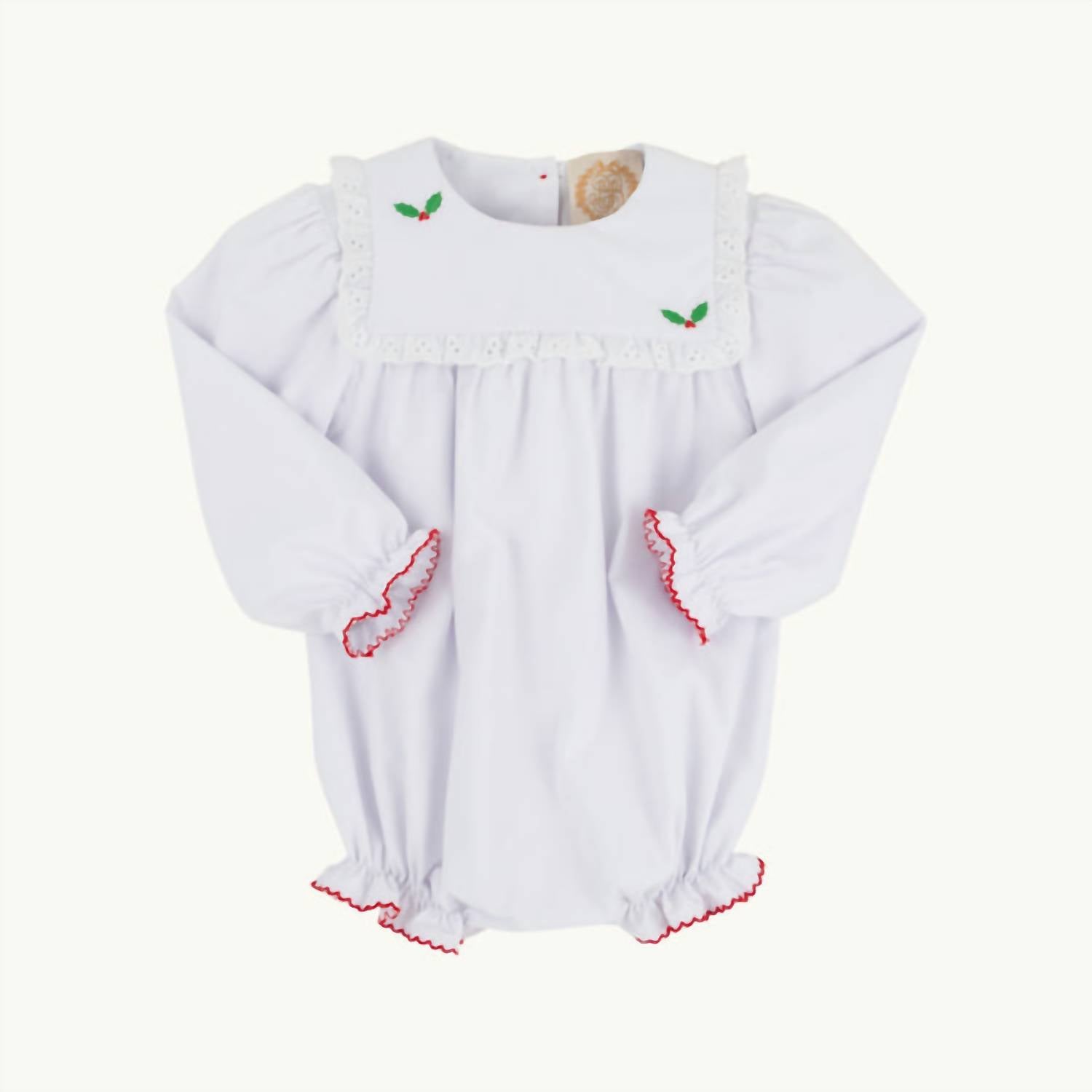 The Beaufort Bonnet Company - Girls Long Sleeve Bea Louise Bubble Romper