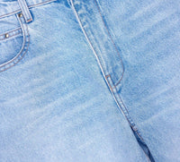 Ossou Rider Straight Leg Jeans in salt wash - women's jeans - alternate view