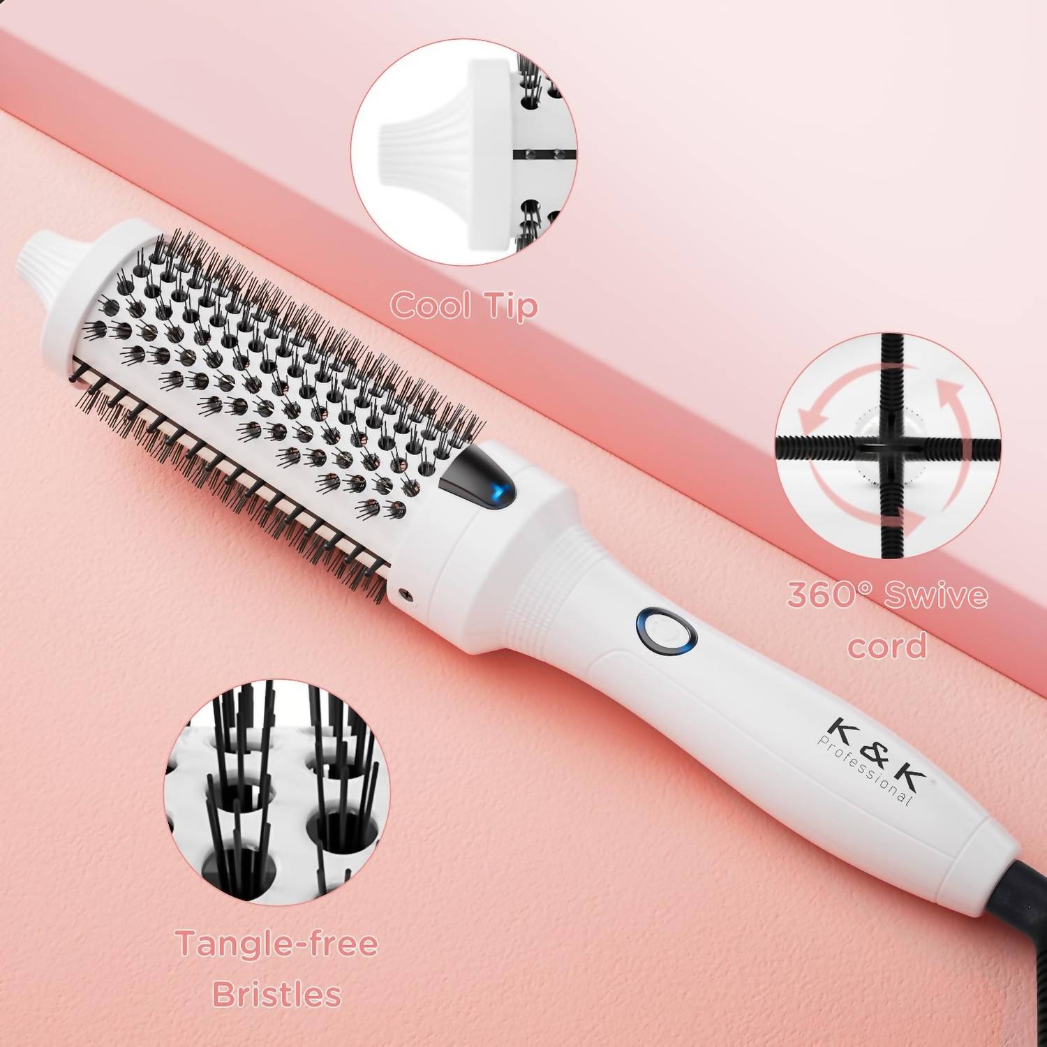 K & K Professional - Thermal Styling Brush