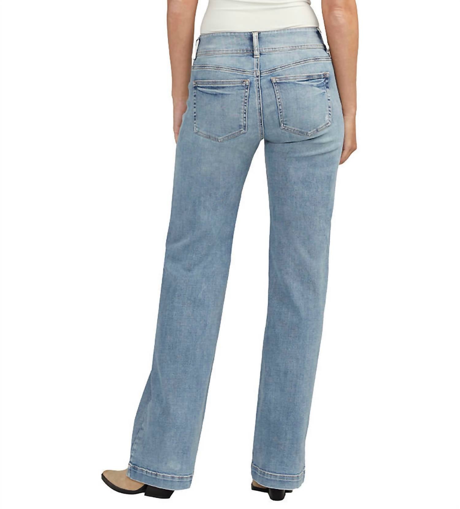 Silver Jeans Co - Mid Rise Curvy Fit Suki Trouser