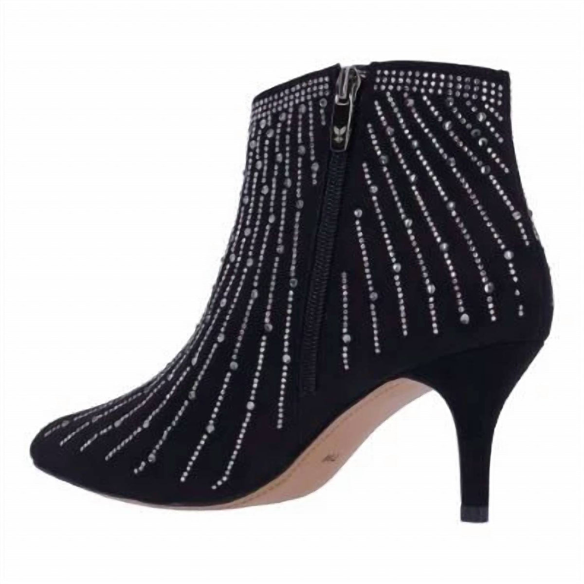 J. Renee - Women's Alannis Suede Rhinestone Bootie