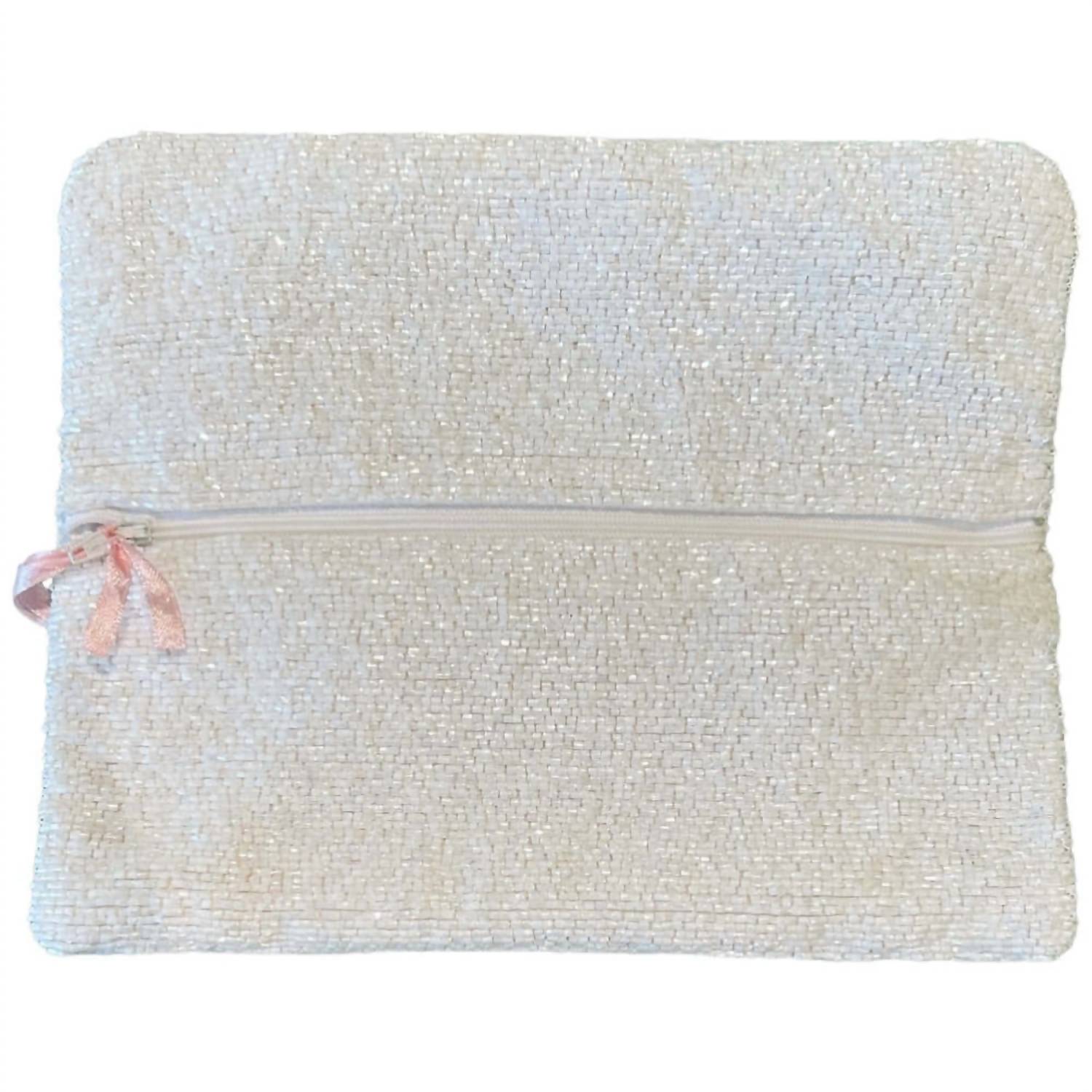 Tiana - Women's Foldover Beaded Clutch