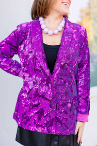 Ciebon - Gena Velvet Sequin Jacket