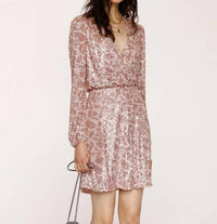 Heartloom - Surplice Sequin Dress