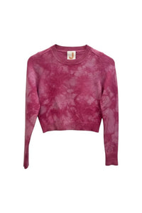 Joostricot - Long Sleeve Crop Crewneck Top