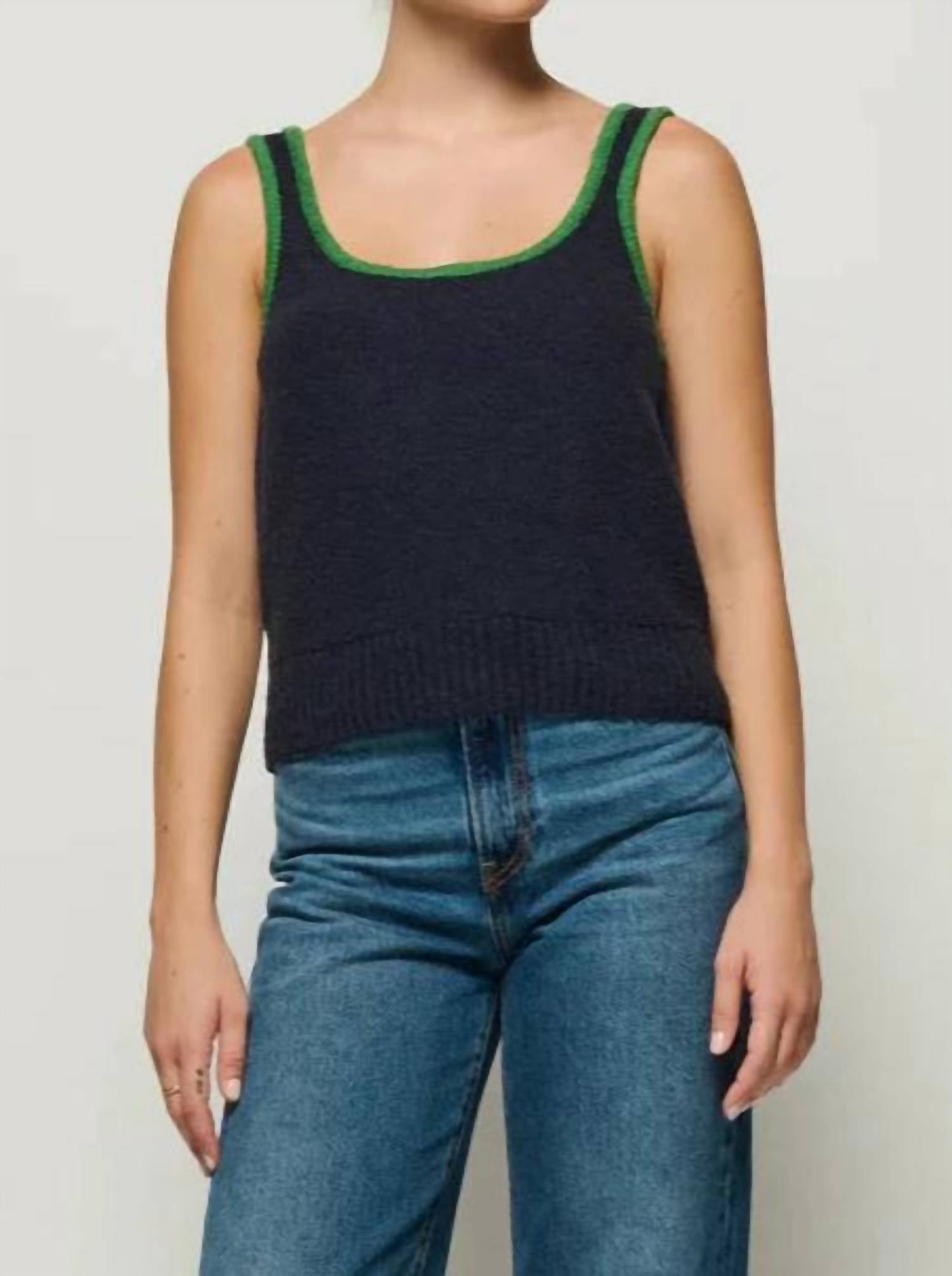 Nation Ltd - Peggy Sue Two Tone Sweater Tank