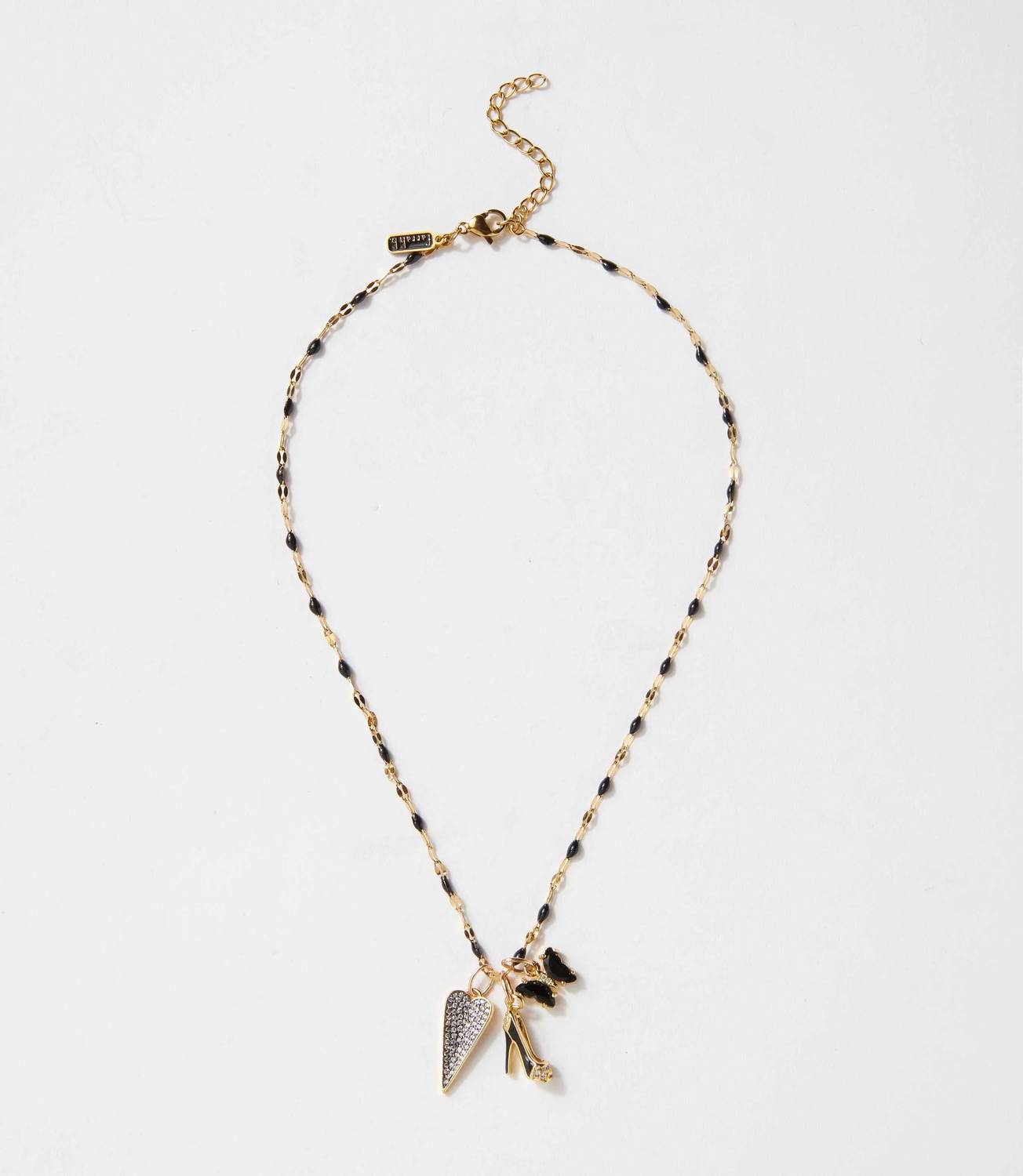 Farrah B Jewelry - Women's Uptown Girl Charm Necklace