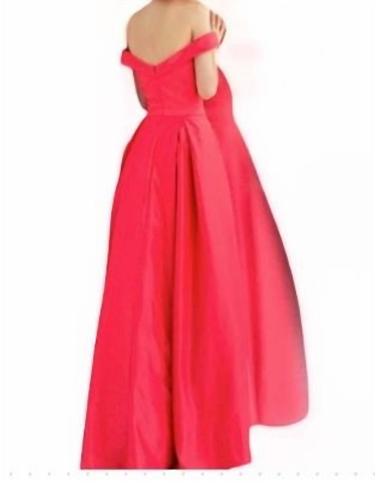 Jovani - Off the shoulder ballgown