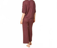 Softies - Women's Relaxed V-neck Capri Lounge Set