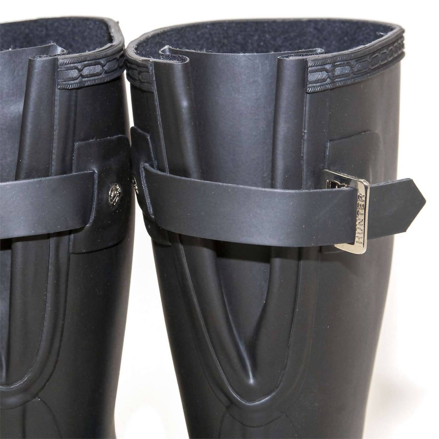 HUNTER Women's Original Back Adjustable Short Boots in black - women's shoe - view 6