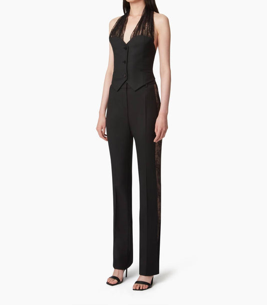 Nina Ricci - Straight Pants With Lace Bands