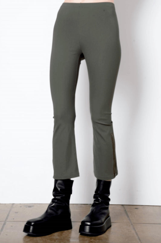 Elaine Kim - Mitra Tech Stretch Cropped Side Zip Legging