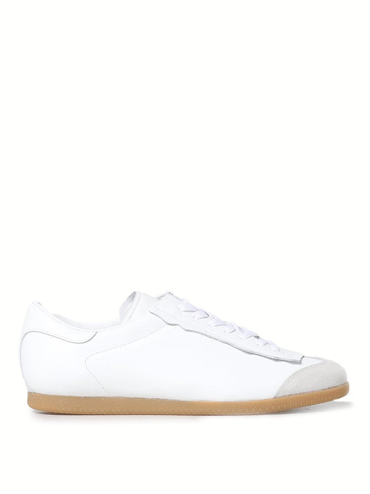 Maison Margiela - Women's Low Featherlight Leather And Suede Sneakers