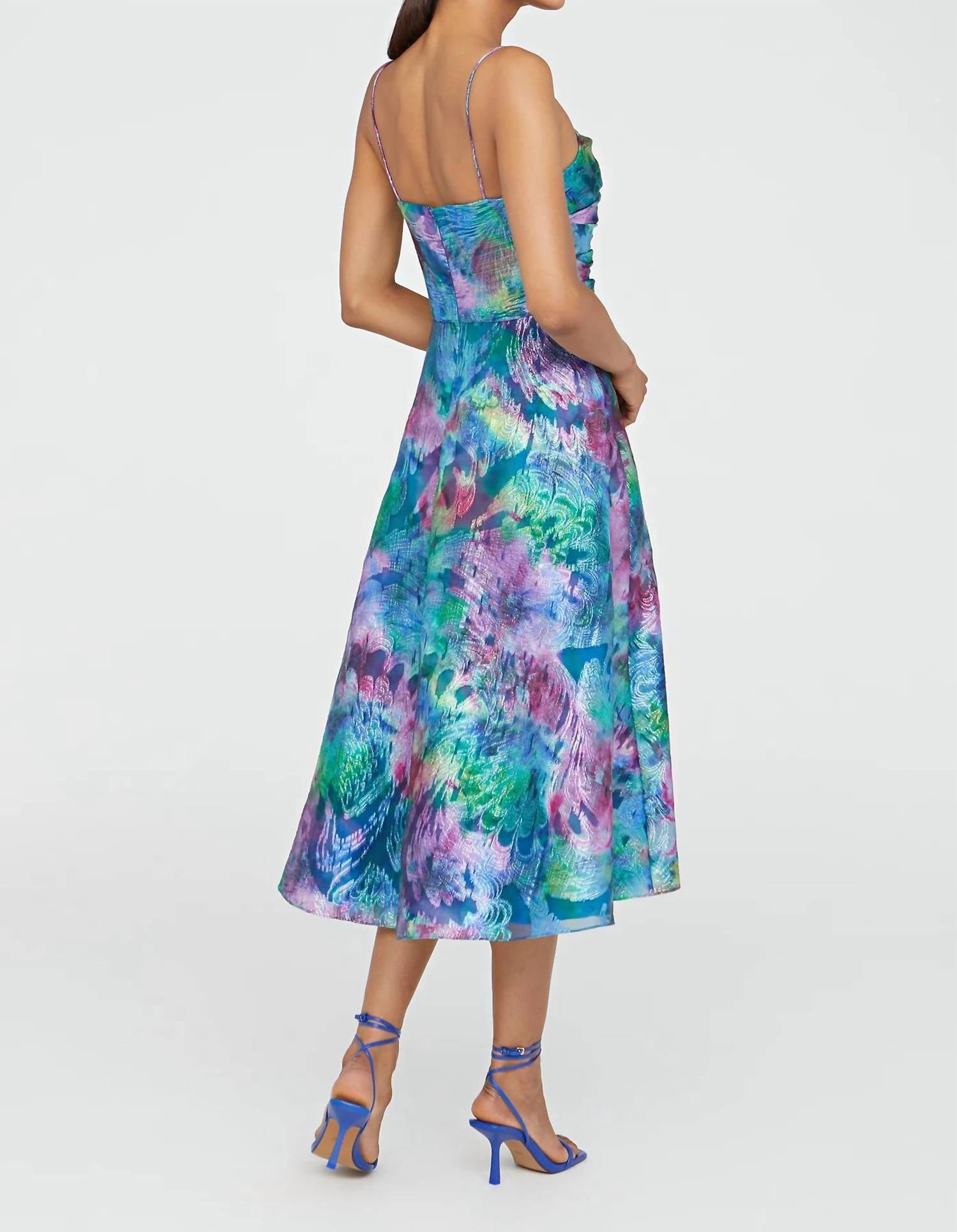 Theia - Allegra Draped Cocktail Dress