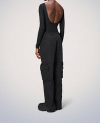 Rains Kano Pants in black - women's pants - alternate view