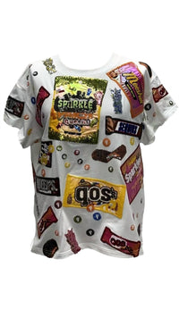 QUEEN OF SPARKLES Queen Of Candy Tee in white - women's t-shirt - view 4