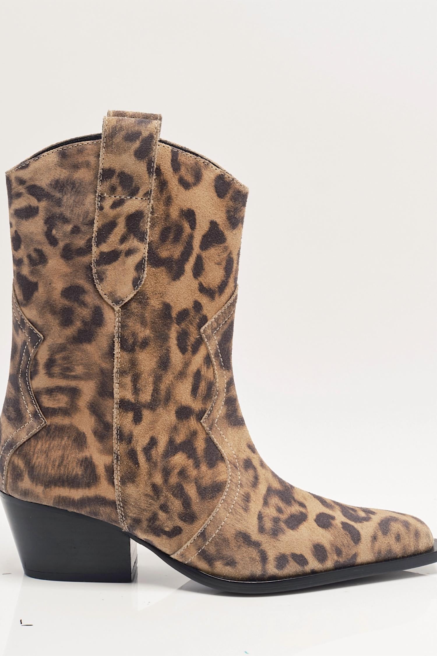 Free People Women's Cat Nap Cowboy Boots in leopard - women's shoe - view 4