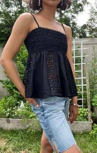 Mint Exclusives - Boho Babydoll Crochet Tank