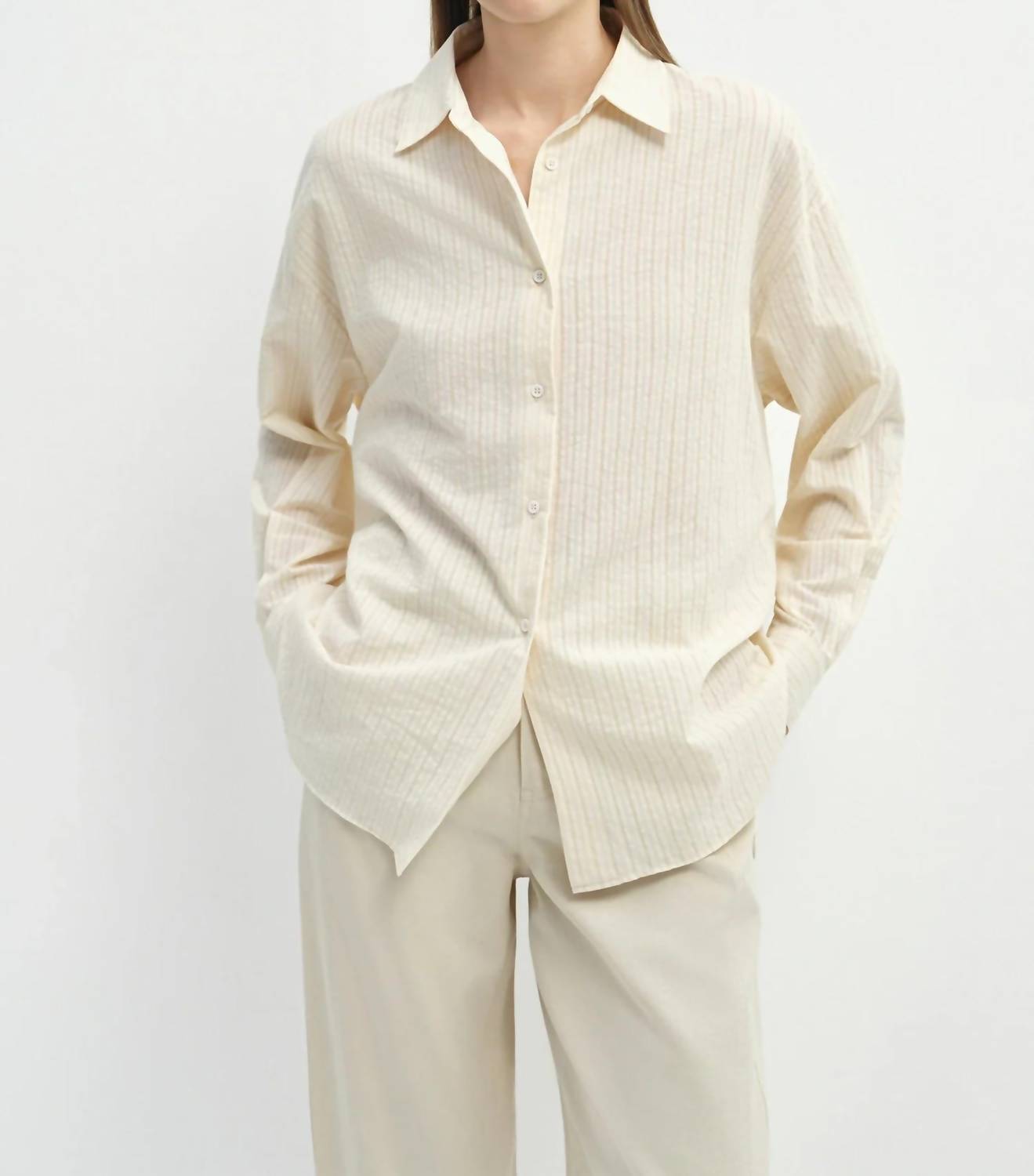 Rue Sophie - ODETTE YARN DYE STRIPE SHIRT
