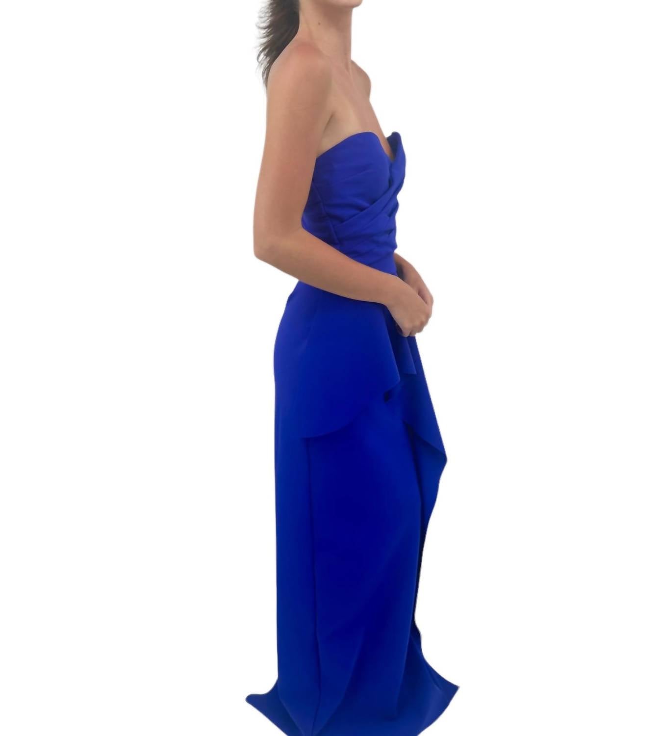 Chiara Boni - Miya Long Zip Jersey Gown