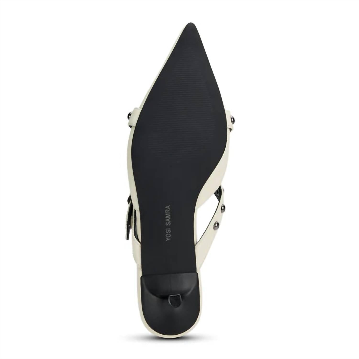 Yosi Samra - Women's Alexis Leather Kitten Heel