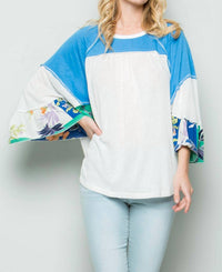 See And Be Seen - Fun & Flirty Color Block Top