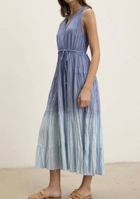 Velvet By Graham & Spencer - Marilyn Dip Dye Crinkle Voile Dress