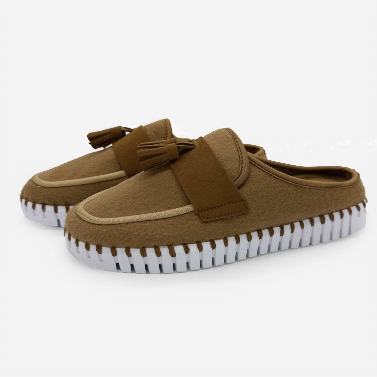 Ilse Jacobsen - Women's Wool Tassel Mule