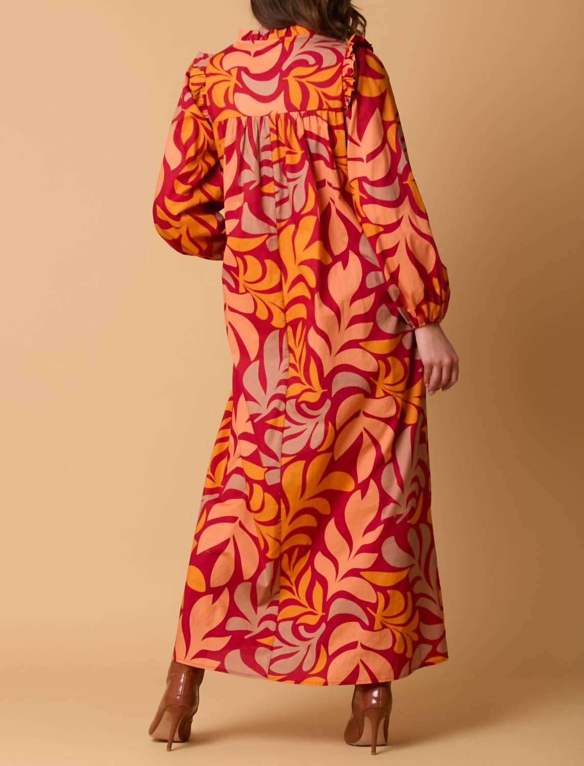 Fantastic Fawn - Printed Maxi Dress
