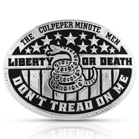 Montana Silversmiths - Liberty Or Death Don't Tread On Me Buckle