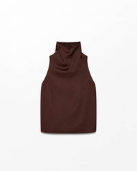 Rag & Bone Jana Sleeveless Top in umber - women's blouse - view 4
