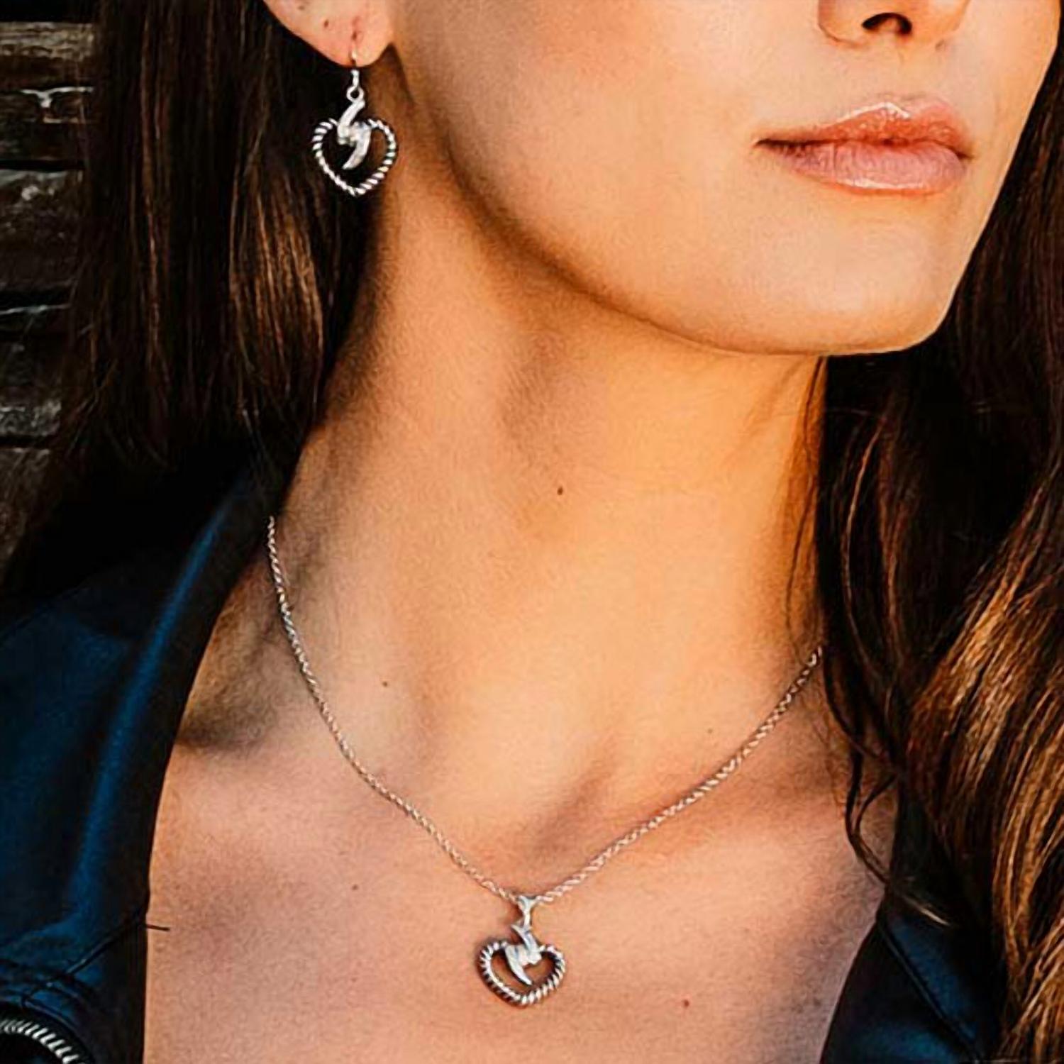 Montana Silversmiths - Women's Electric Heart Earrings