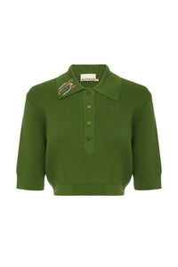 Alemais - Sea Star Embellished Knit Top