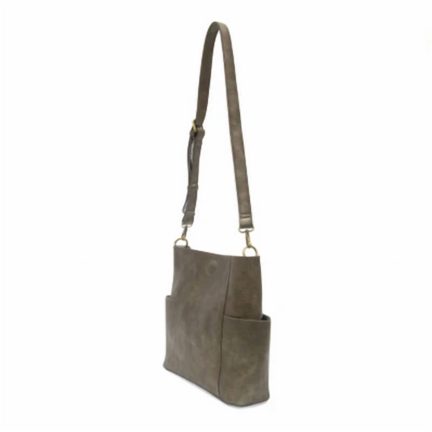 Joy Susan - Women's Kayleigh Side Pocket Bucket Crossbody Bag