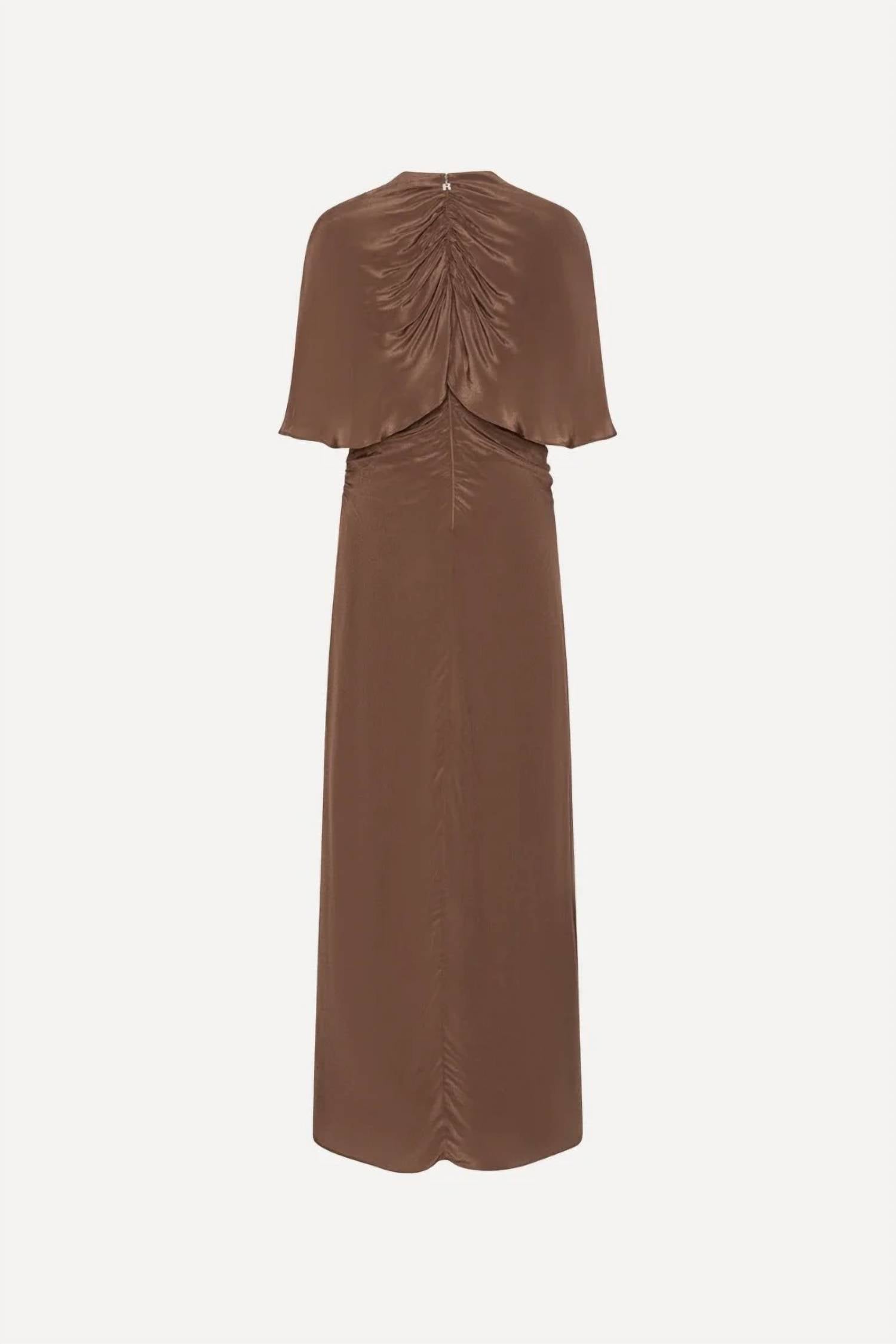 Rotate - MAXI CAPE DRESS