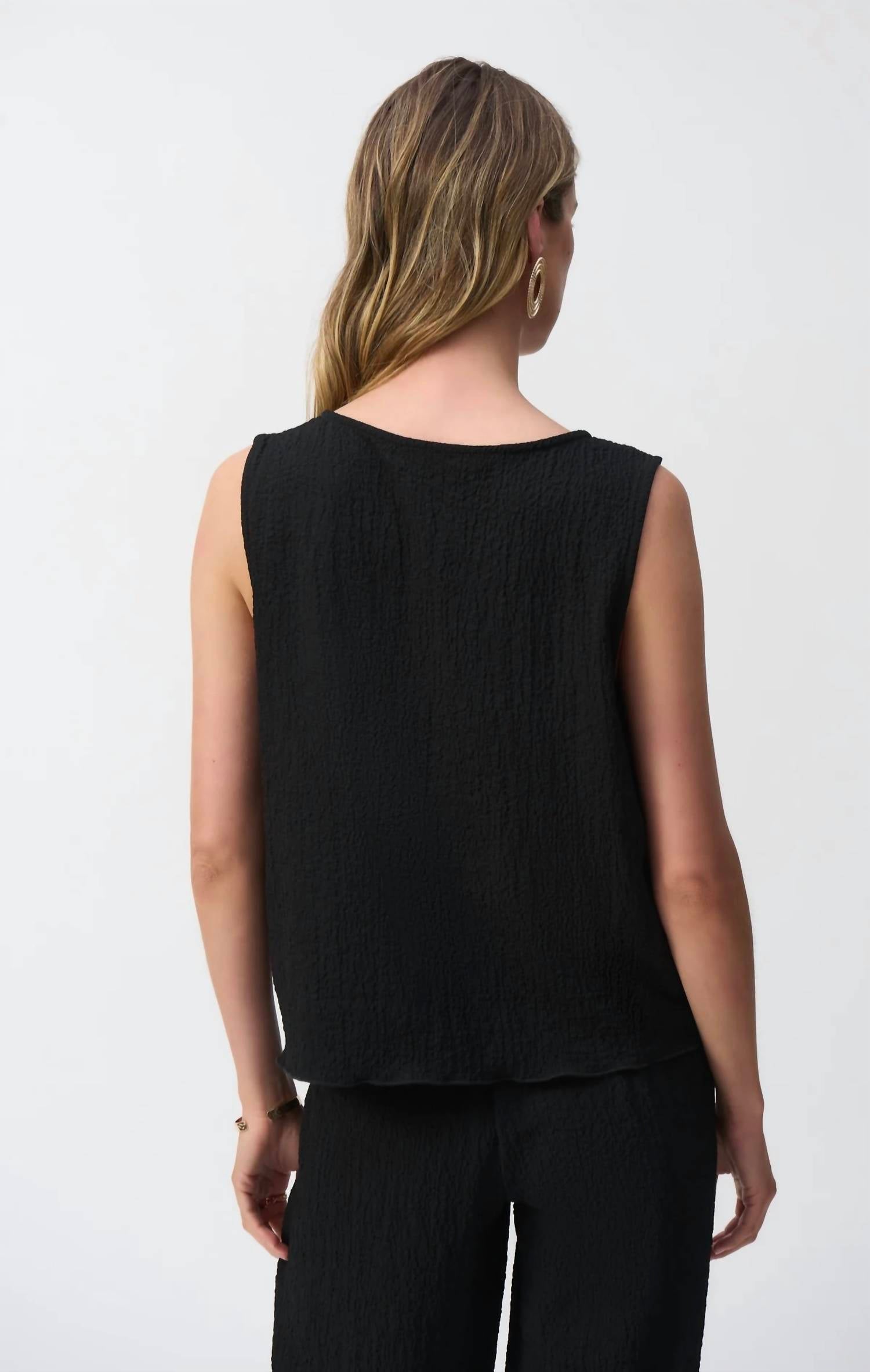 Joseph Ribkoff - black tank