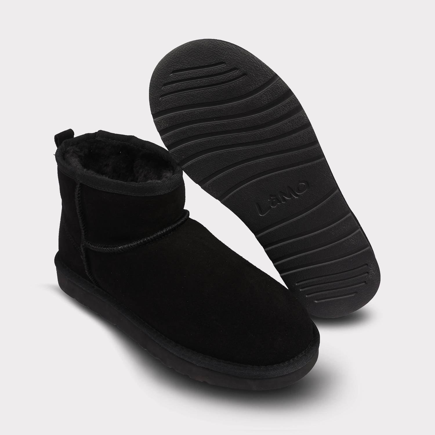 Lamo Women's Kora Short Slip-on Boot in black - women's shoe - view 8