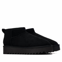 Refresh - Women's Casual Platform Suede Ankle Booties