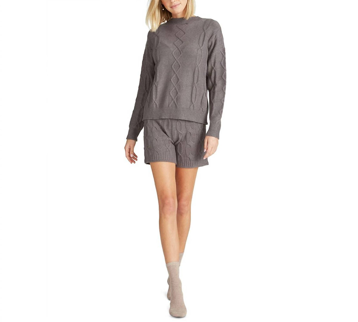 Vigoss - Cable Knit Shorts
