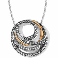Brighton - Neptune's Rings Two Tone Short Pendant