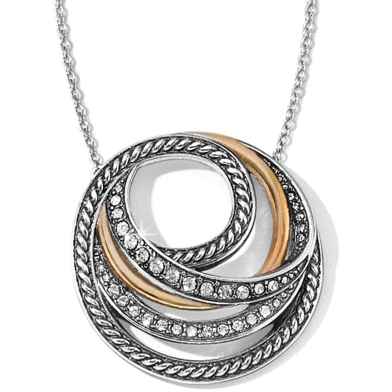Brighton - Neptune's Rings Two Tone Short Pendant