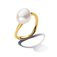 Pandora - Baroque Treated Freshwater Cultured Pearl Ring